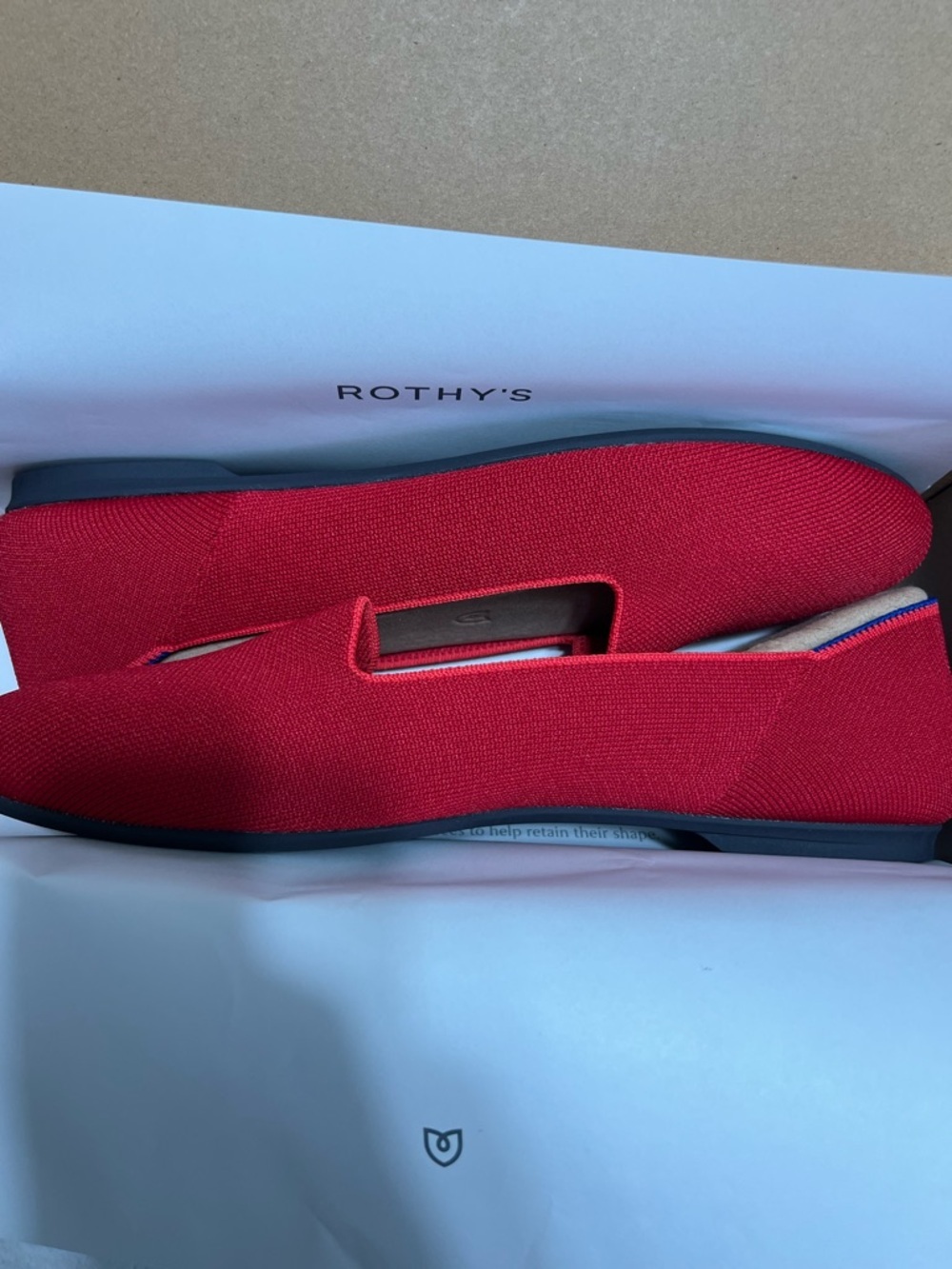 NIB Rothy’s Lounge Loafer Bombshell Red Size 11 - Picture 9 of 12